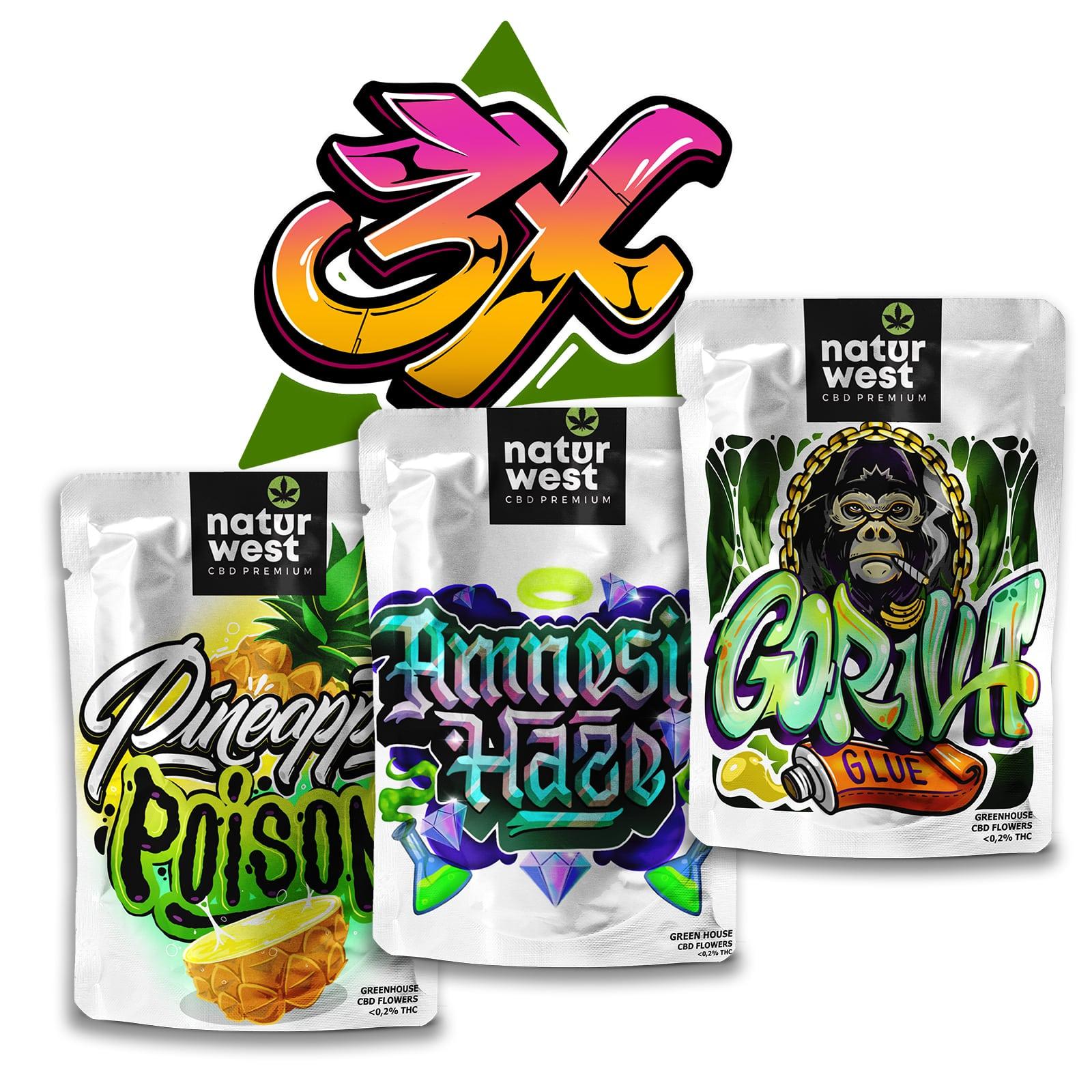 x3 Delicias Naturwest 15gr - Nuevos Cultivos