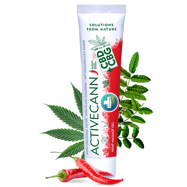 Annabis Activecann gel efecto calor CBD+CBG para masaje 75 ml