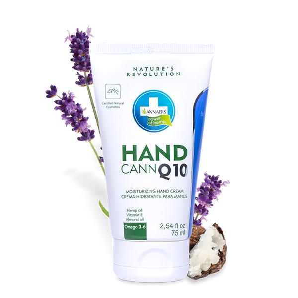 Annabis Handcann Q10 crema natural reparadora de manos 75ml